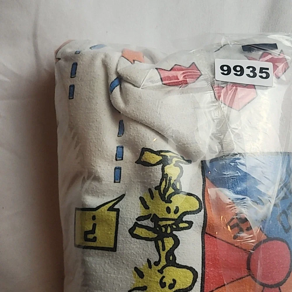 Peanuts Snoopy Charlie Brown Hyperspace Flat Sheet Vintage 1975 United Feature